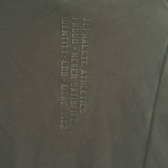 Alphalete Men's Dark Gray Performance Jacket - Picture 4 of 5